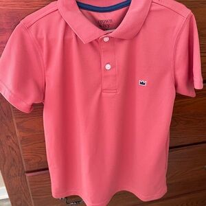 Crown & Ivy Kids Coral Polo Shirt